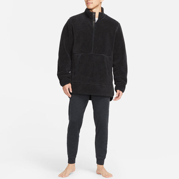 Куртка Nike Yoga Casual Sports Loose Stand Collar Training Jacket Black, черный — фото 3