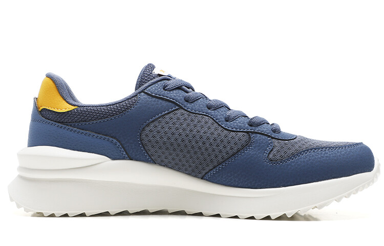 Кроссовки XTEP Lifestyle Shoes Men Low-top Grey Blue/licorice Yellow, желтый — фото 2