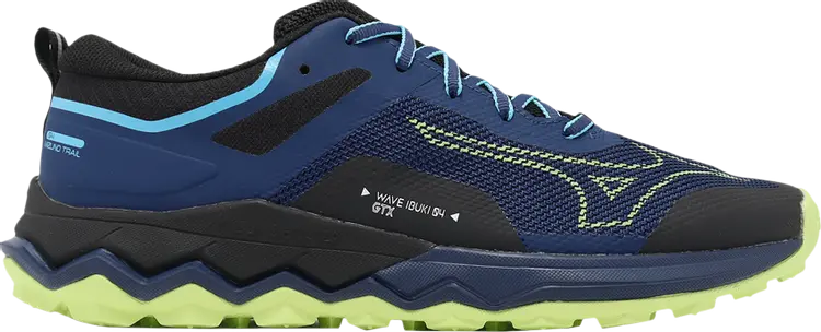 

Кроссовки Wave Ibuki 4 GORE-TEX 'Navy Peony Sharp Green', синий