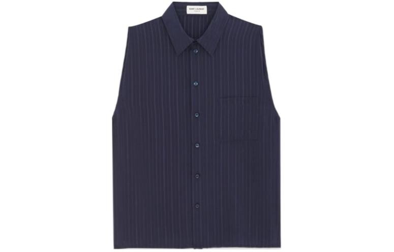 

Рубашка мужская Ocean Color Saint Laurent, цвет Ocean color