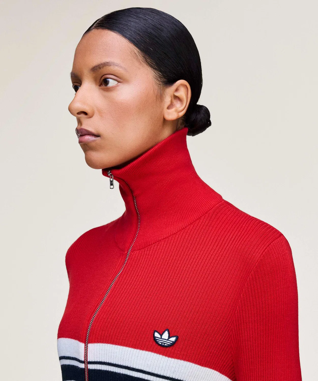 Толстовка спортивная adidas Originals x Wales Bonner, красный — фото 4