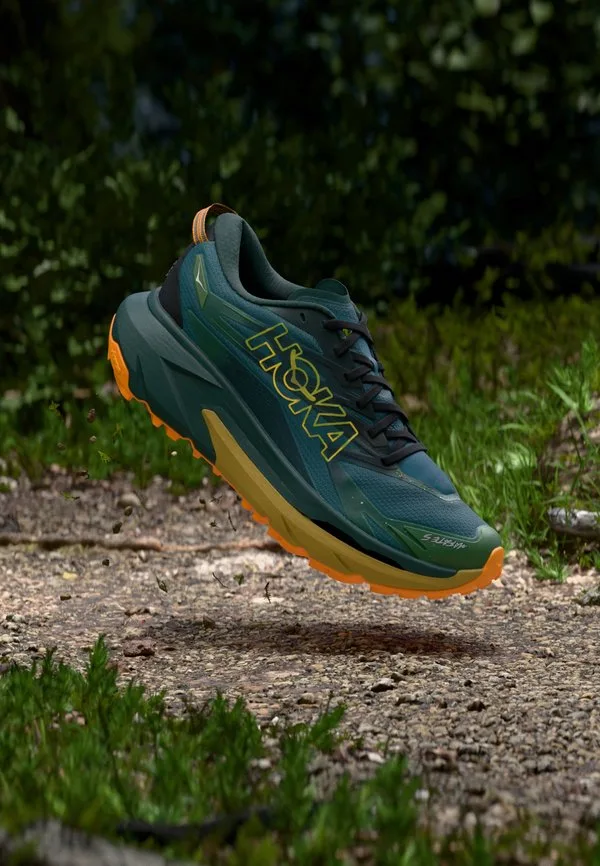 Кроссовки для трейлраннинга mafate 5 Hoka, Tidal Wave/Mustard Seed