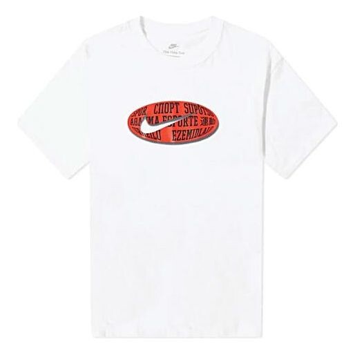 

Футболка men's rugby logo printing sports short sleeve white t-shirt Nike, мультиколор