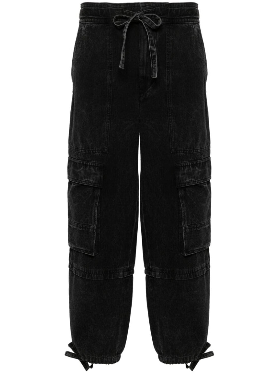 

Marant Étoile укороченные джинсы карго Ivy, черный