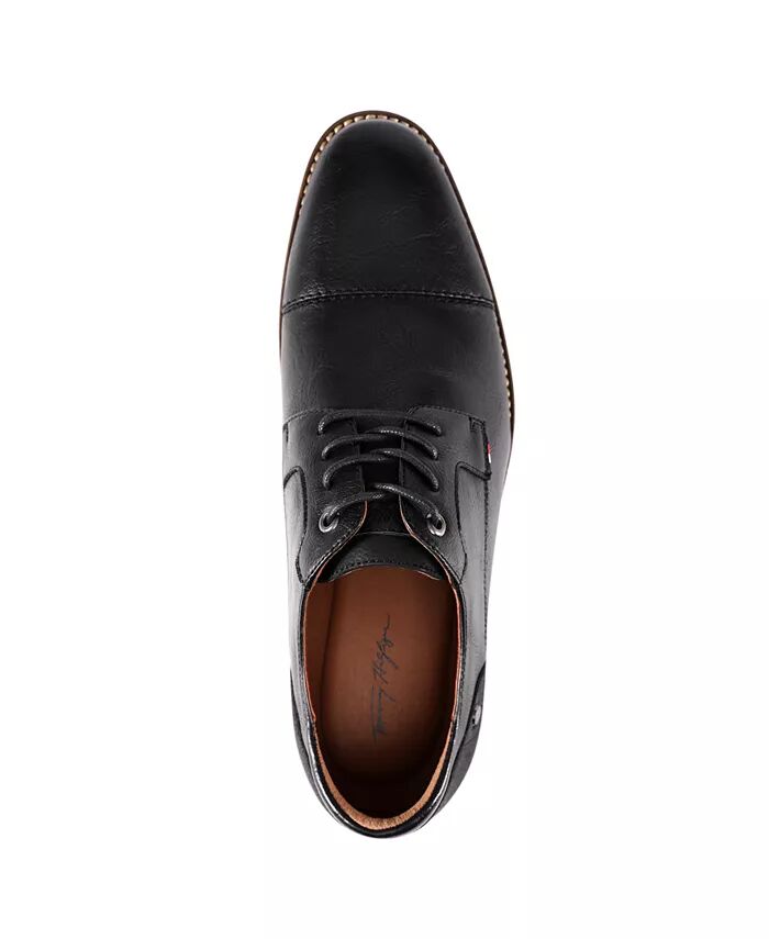 Мужские туфли-оксфорды Barmi Cap Toe Lace Up Tommy Hilfiger, черный — фото 4