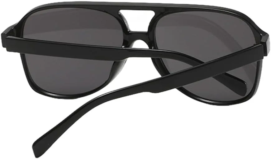 

Модные солнцезащитные очки большого размера для женщин, с двойной перемычкой, ретро-стиль, леопардовый принт, оранжевые зеркальные очки MTZJH, Leopard Orange