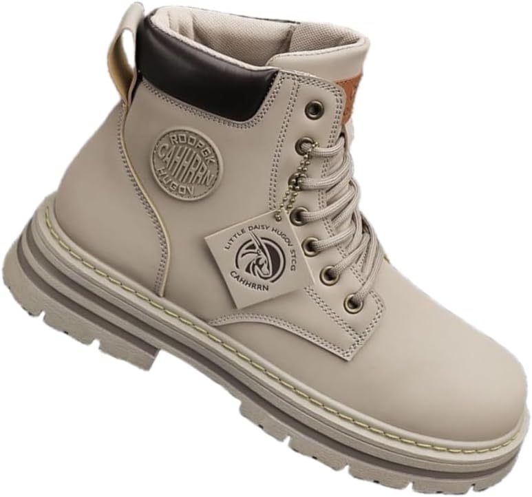 

Мужские высокие короткие ботинки большого размера - противоскользящие и прочные, модные и универсальные, подходят для путешествий и активного отдыха Fmshi, серый