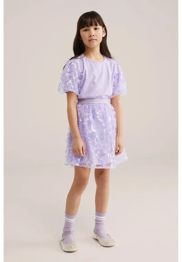 Юбка а-силуэта We Fashion, Lilac — фото 2