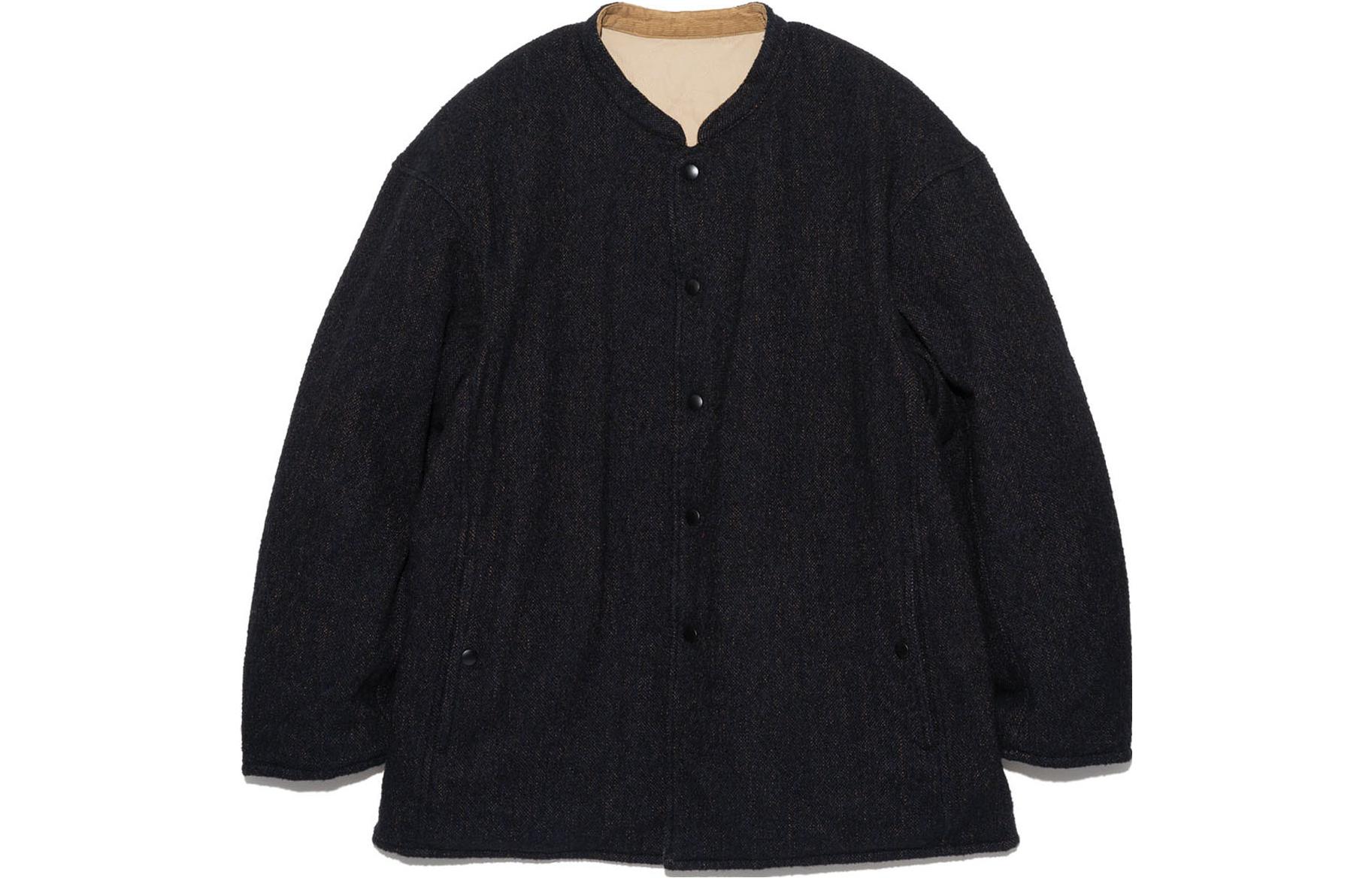 

Nanamica Утеплённая куртка наизнанку, Black