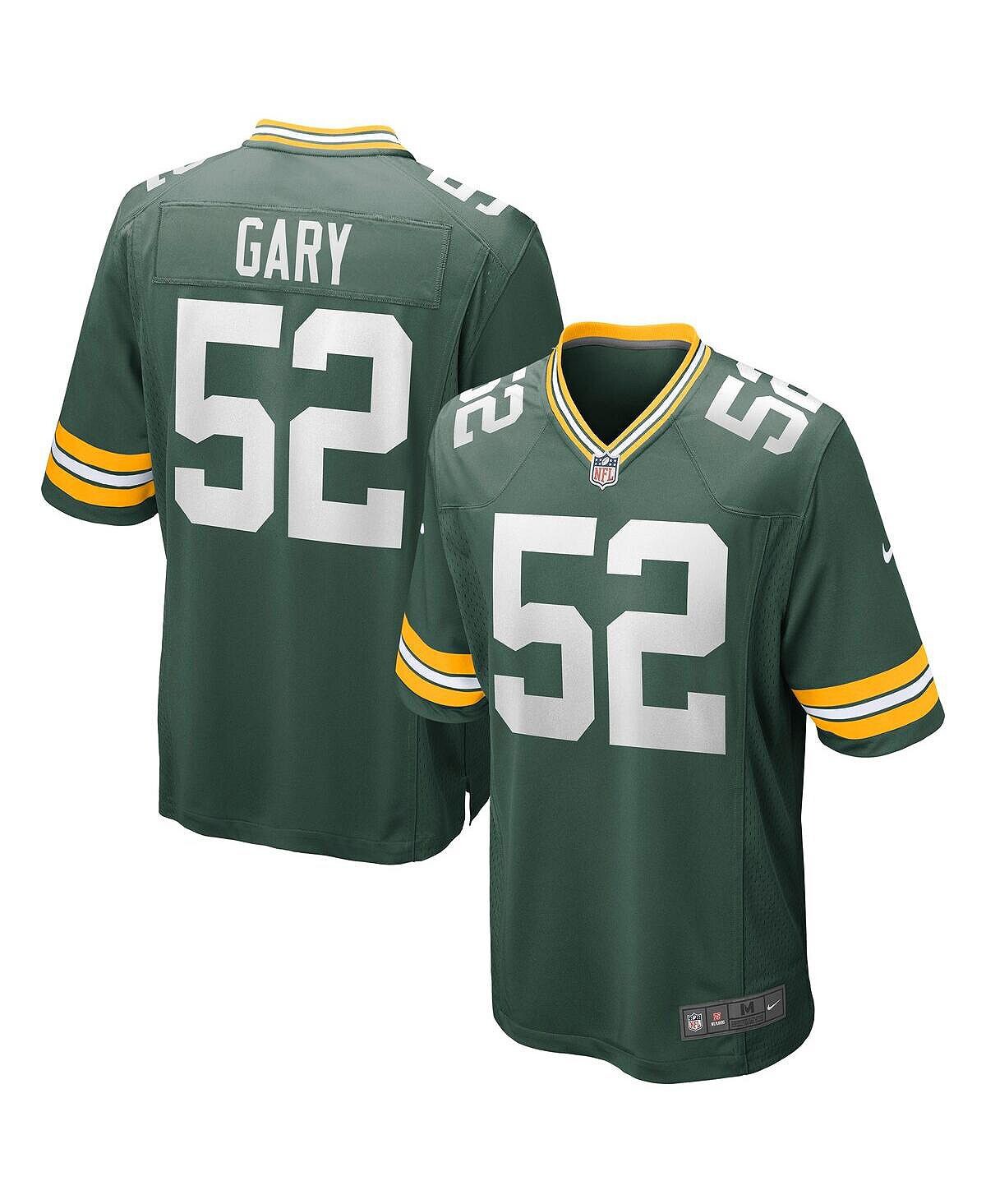 

Мужская игровая майка Rashan Gary Green Green Bay Packers Nike