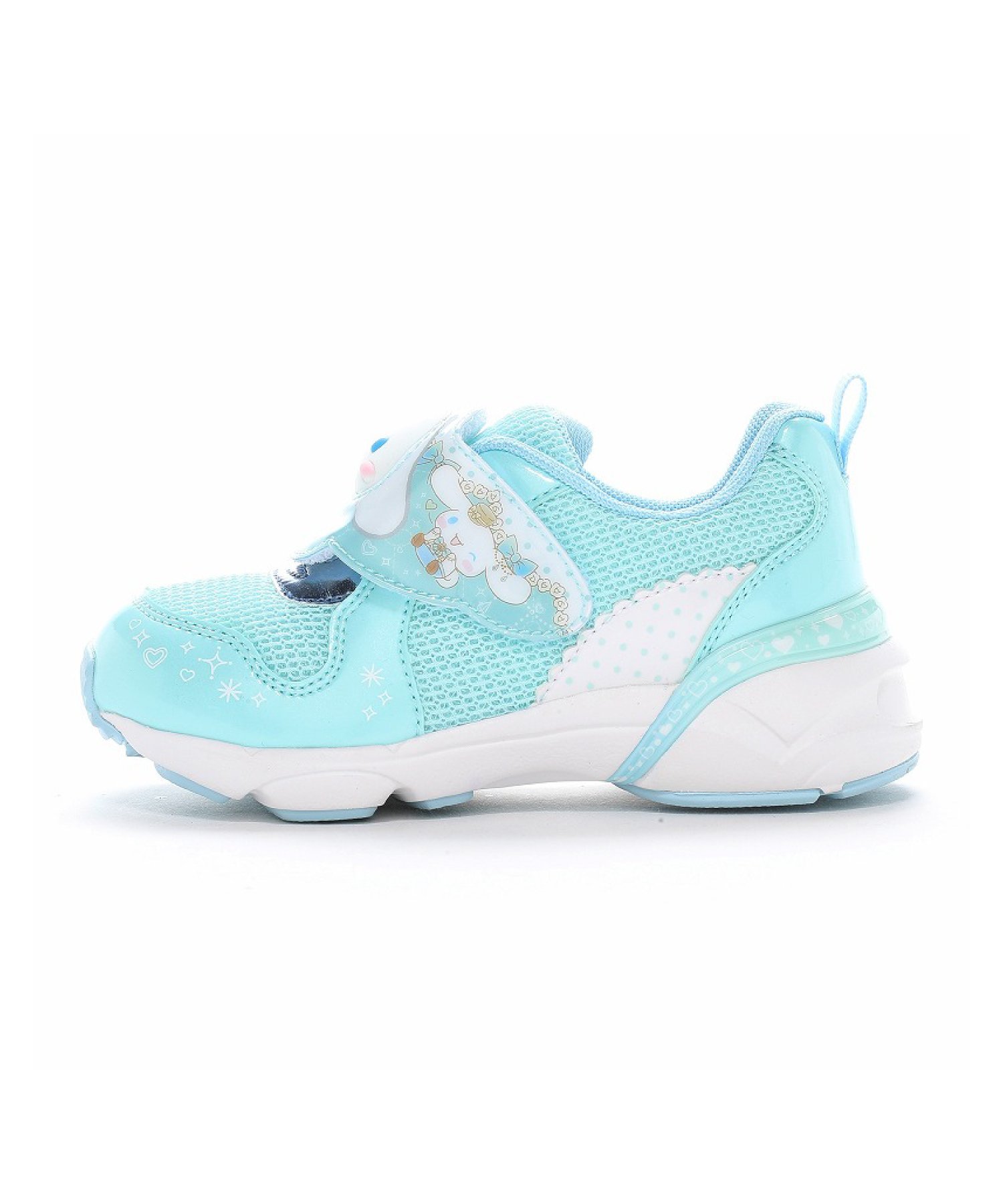 SA C034 Детские светодиодные кроссовки Sanrio, размер 2E Moonstar, mint — фото 4