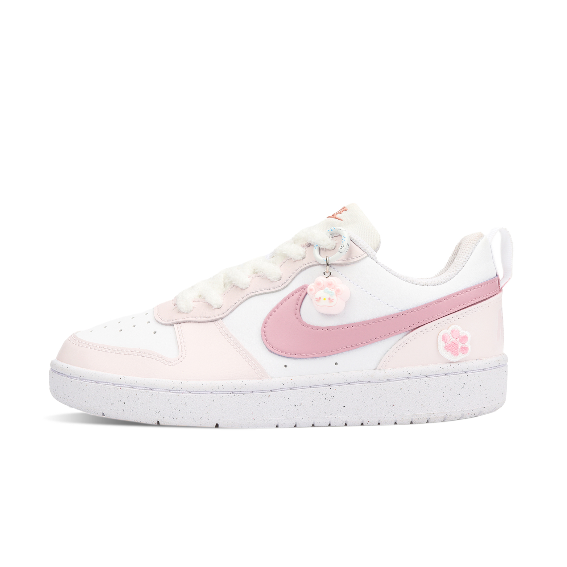 

Детские скейтерские кроссовки Court Borough для младших школьников Nike, розовый