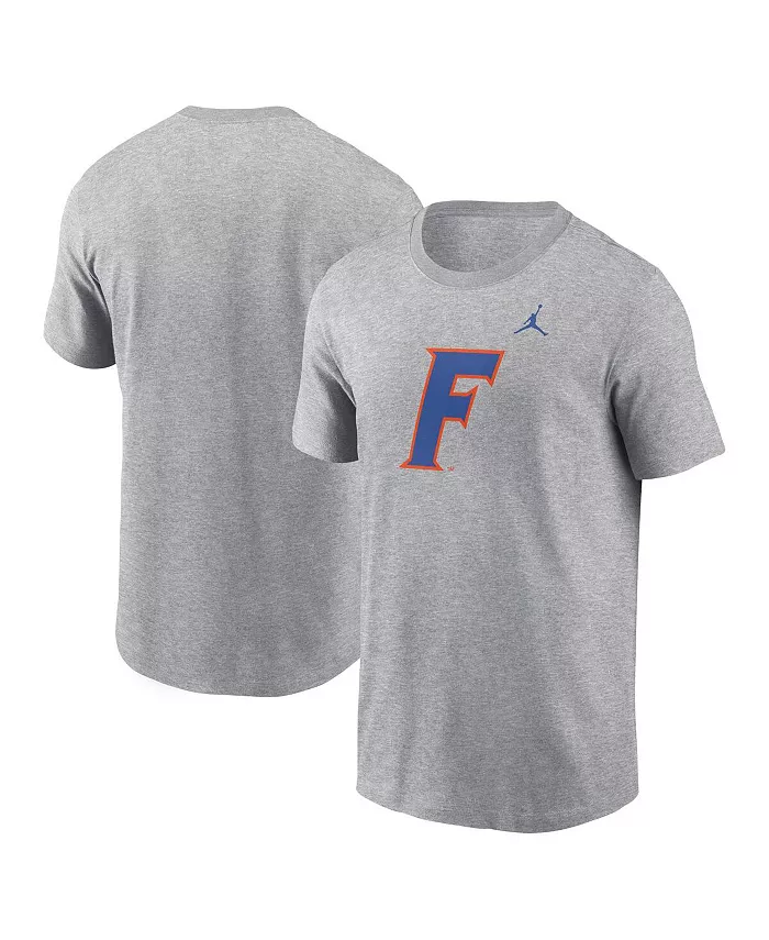 

Мужская футболка Florida Gators Primetime Legend Alternate Logo Jordan, серый