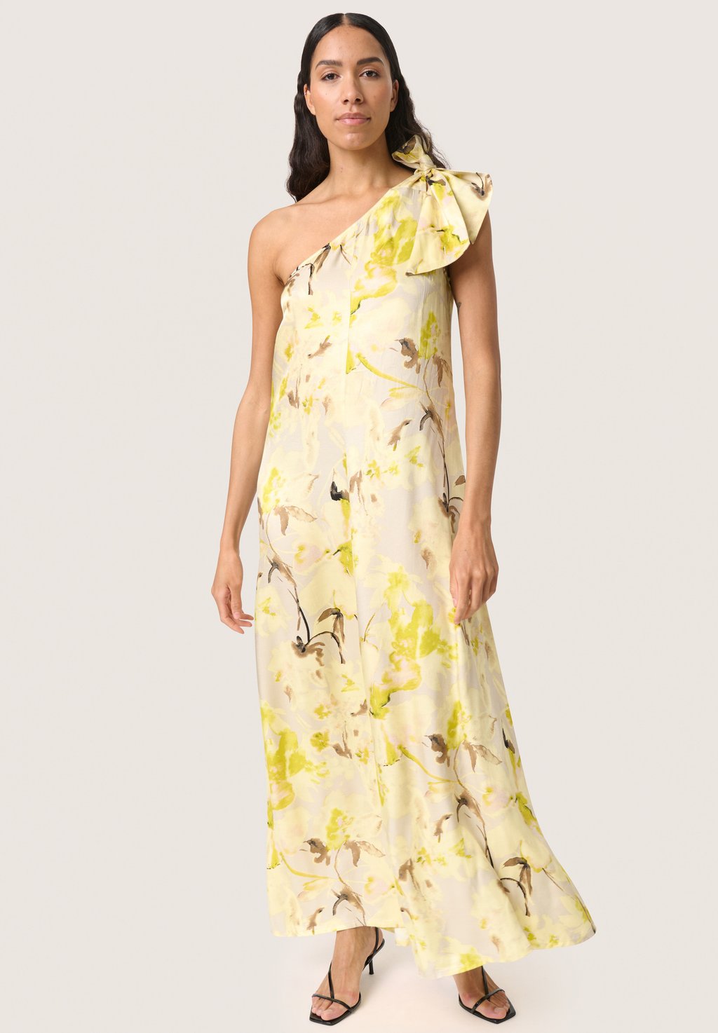 

Платье макси BECCA ONE SHOULDER CAMPAIGN Soaked in Luxury, желтый