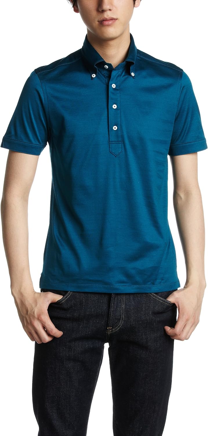 

Итальянская футболка-поло JUNMEN SS AAM-1225, бирюзовый