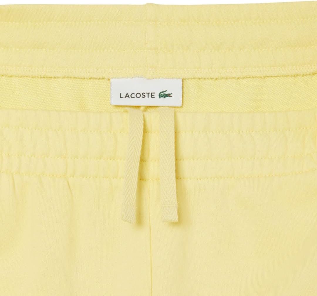 Брюки спортивные Lacoste Core Collection, прямые, желтые — фото 4