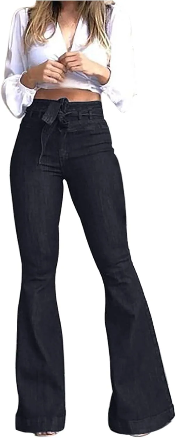 

Джинсы Bell Bottom для женщин, Skinny, High Waist, Stretch