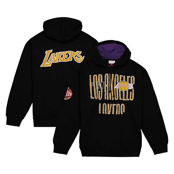 

Мужская черная толстовка Los Angeles Lakers Hardwood Classics OG 20 Mitchell & Ness