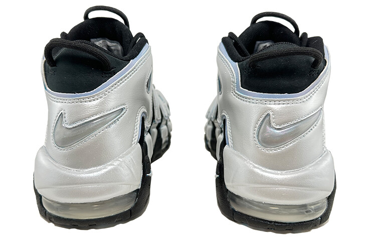 Женские баскетбольные кроссовки Nike Air More Uptempo Vintage, Silver — фото 3