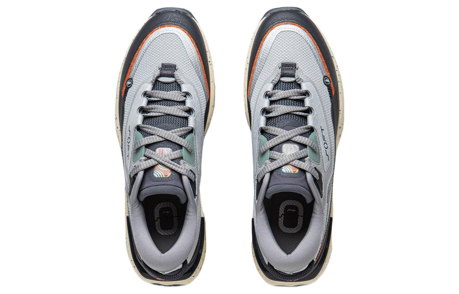 Кроссовки LINING SOFT WARM Lifestyle Shoes Men Low-top, серый — фото 4