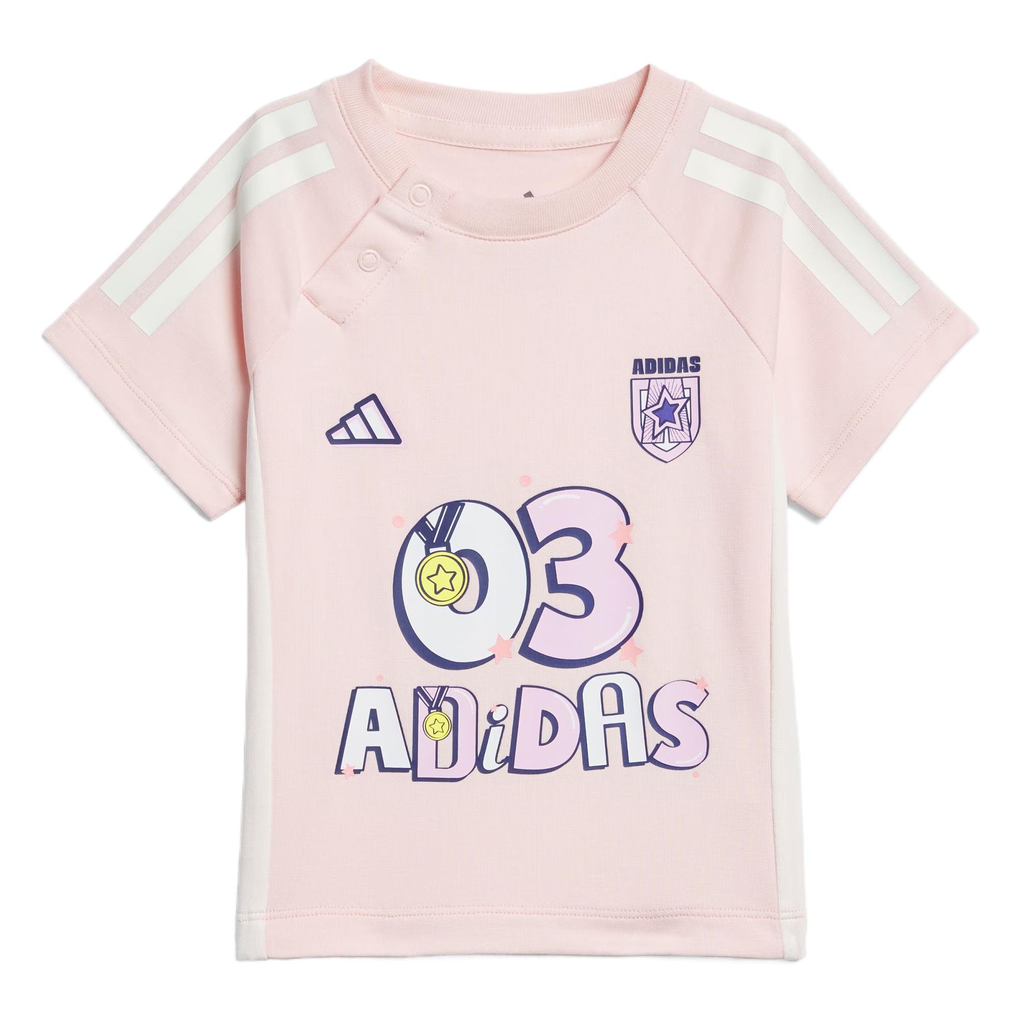 Adidas Спортивная одежда Casual SportswearTrack Snow Crystal Pink/Victory Blue для малышей — фото 4