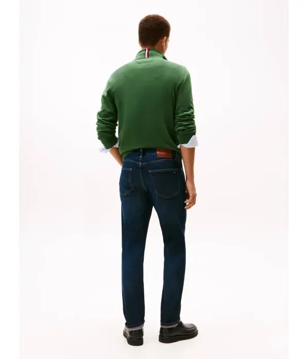 Джинсы Дентон straight fit Tommy Hilfiger, темно-синий — фото 3
