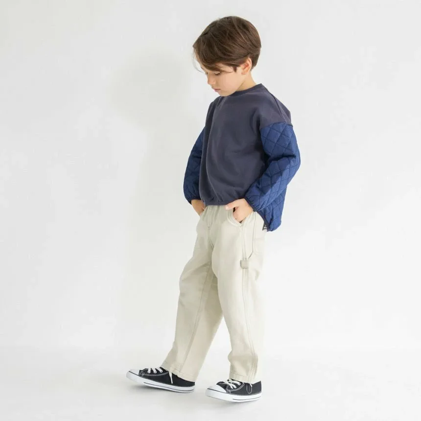 Стеганая толстовка с ромбовидным узором Branshes, цвет Navy Blue — фото 4