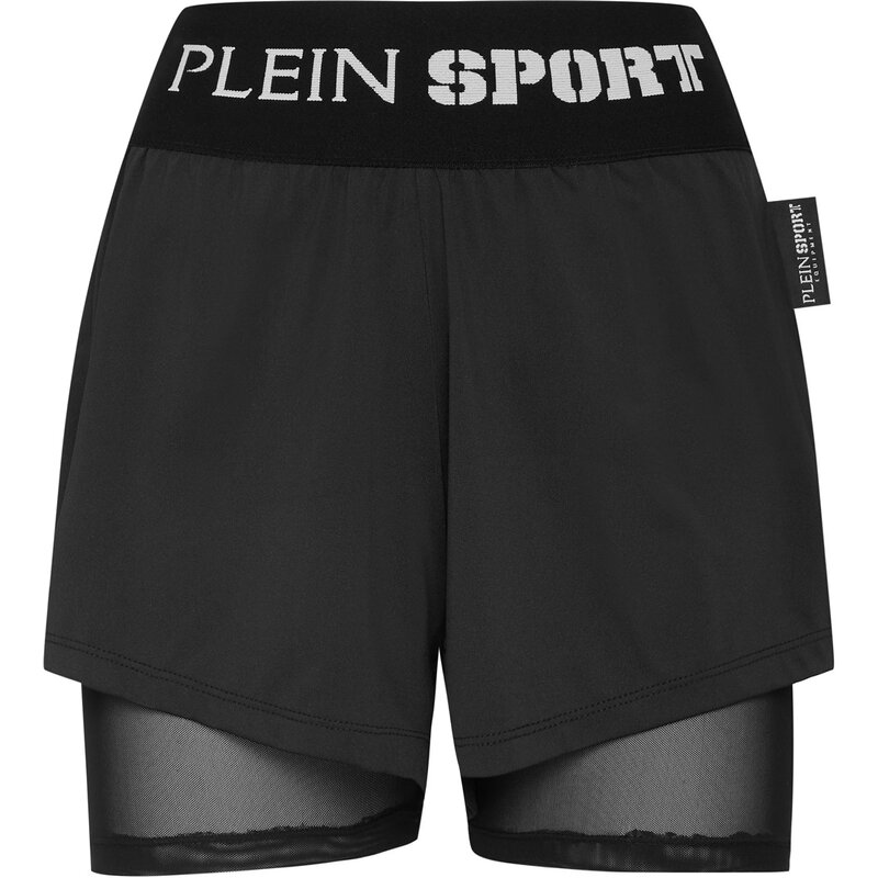 

Шорты спортивные шорты Plein Sport, черный