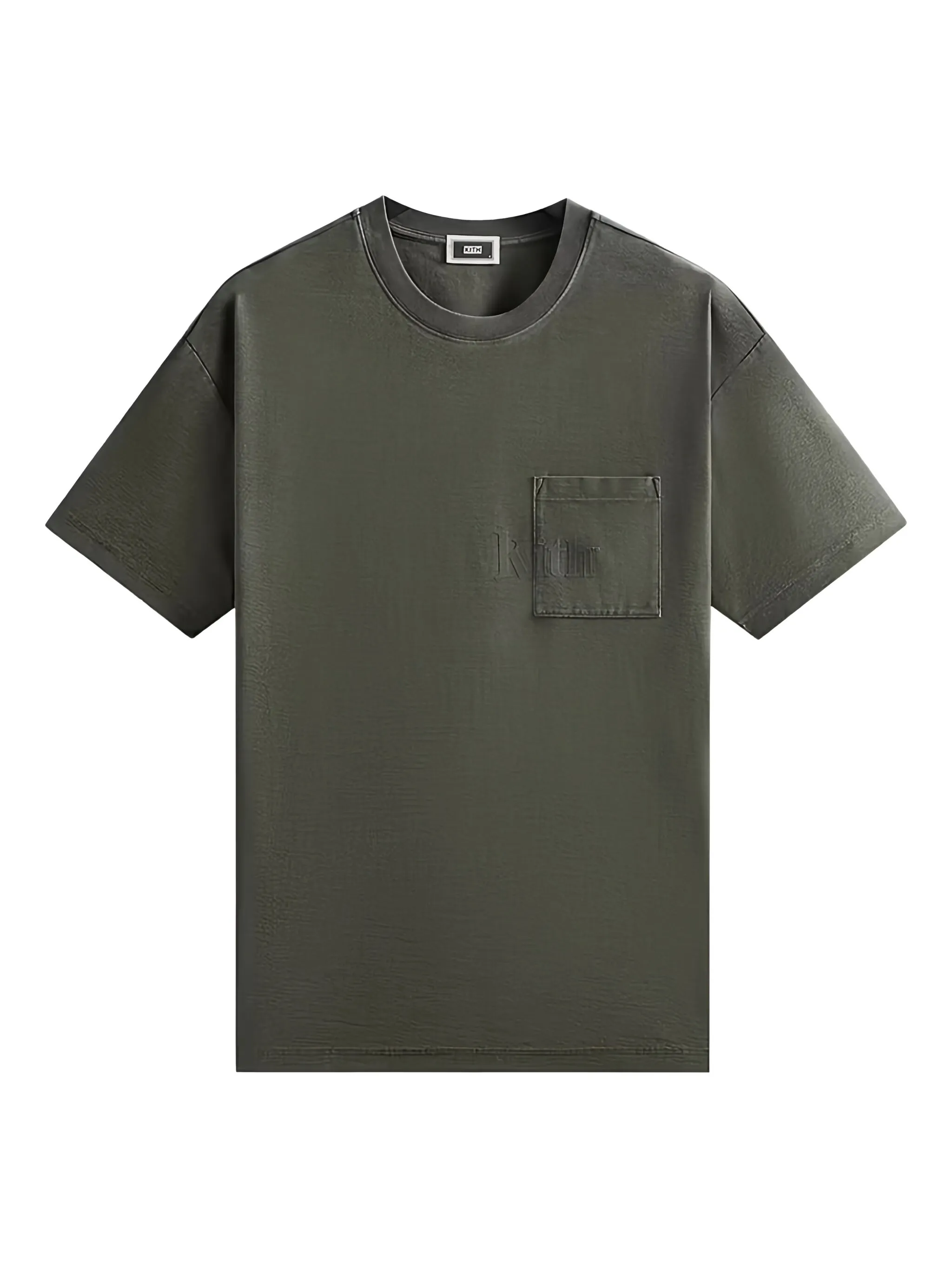 

Футболка с вышивкой логотипа Kith, зеленый