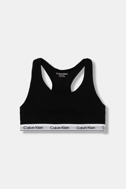 Бюстгальтер хлопковый 2 шт Calvin Klein Underwear, черный — фото 3