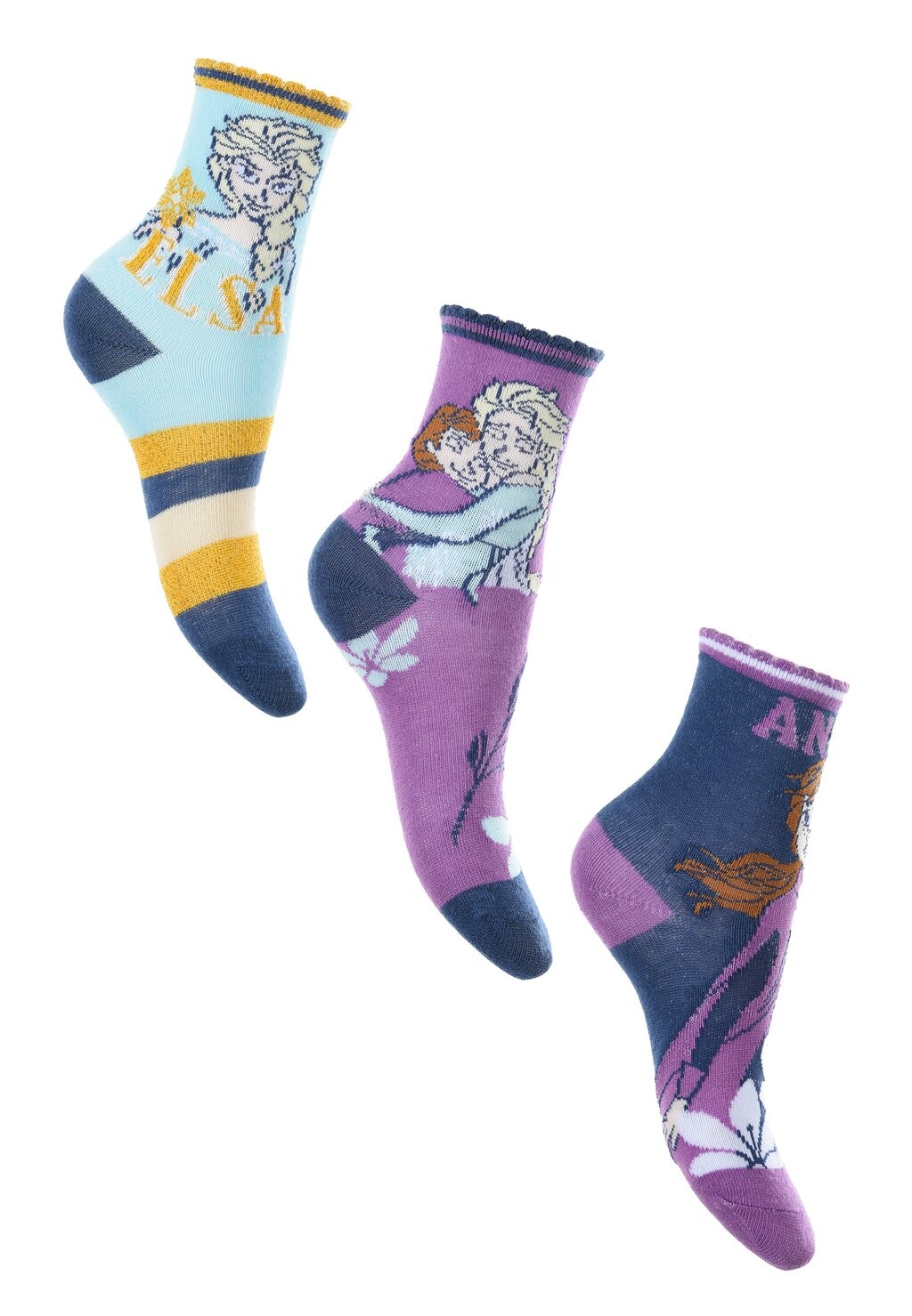 

Носки ANNA ELSA 3ER PACK Disney FROZEN, цвет mehrfarbig