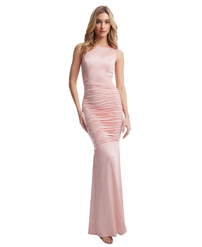 

Женское платье Violetta с рюшами Dress the Population, розовый
