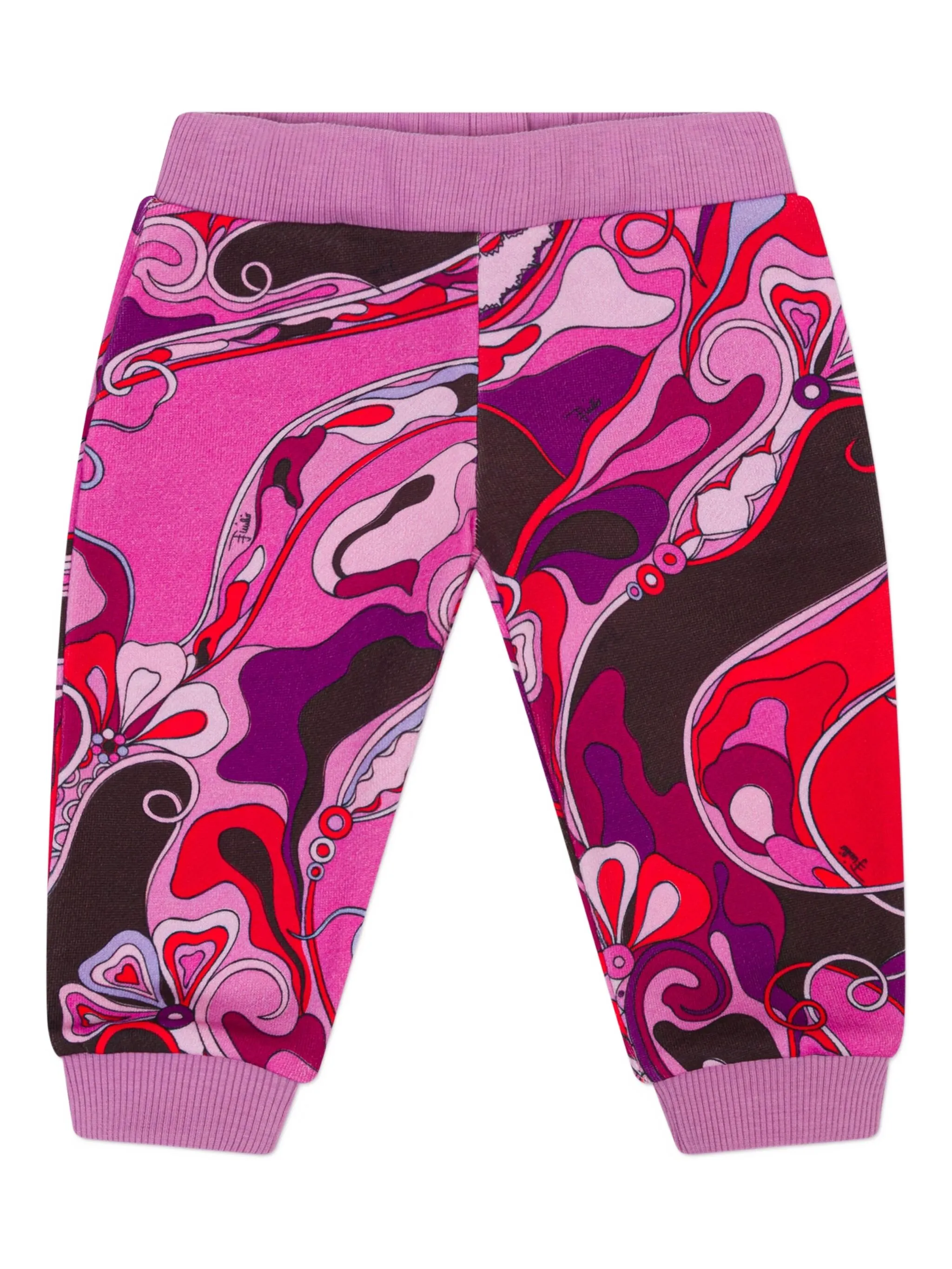 

Брюки с узором Pucci Junior, розовый