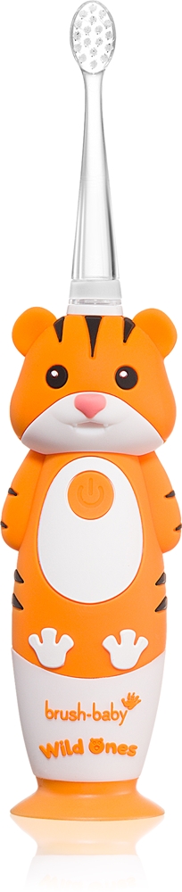 

Электрическая зубная щетка Wildones Wildone + 2 сменные насадки Brush Baby, vaikams tiger