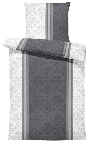 

Комплект постельного белья One-Home Barock 135x200 cm, 135x3x200 см, антрацитовый