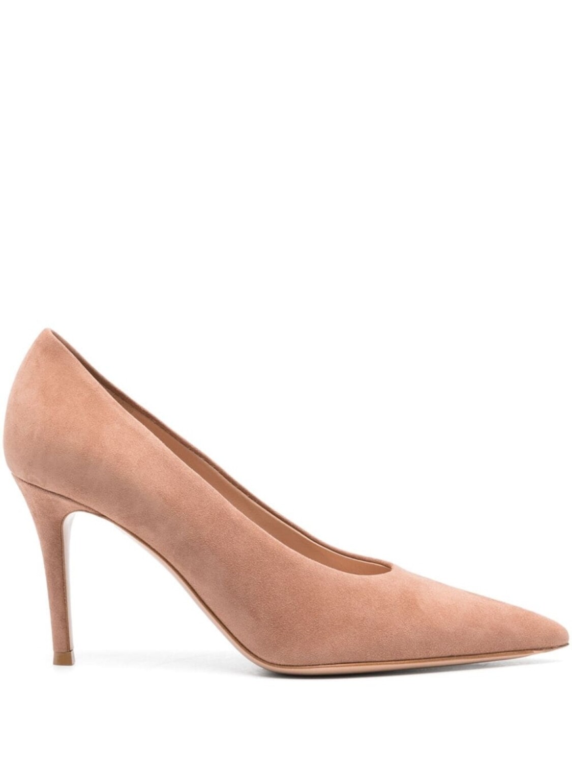 Gianvito Rossi 85-мм туфли Robbie, нейтральный цвет