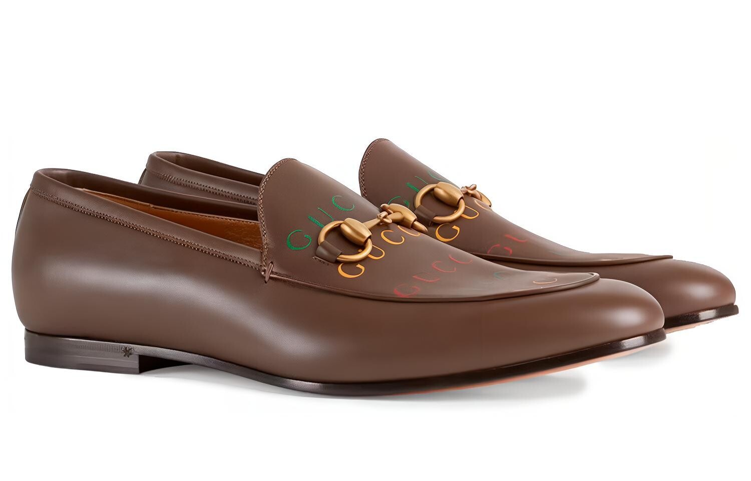 Мужские повседневные мужские низкие кроссовки кофейно-коричневого цвета Gucci — фото 2