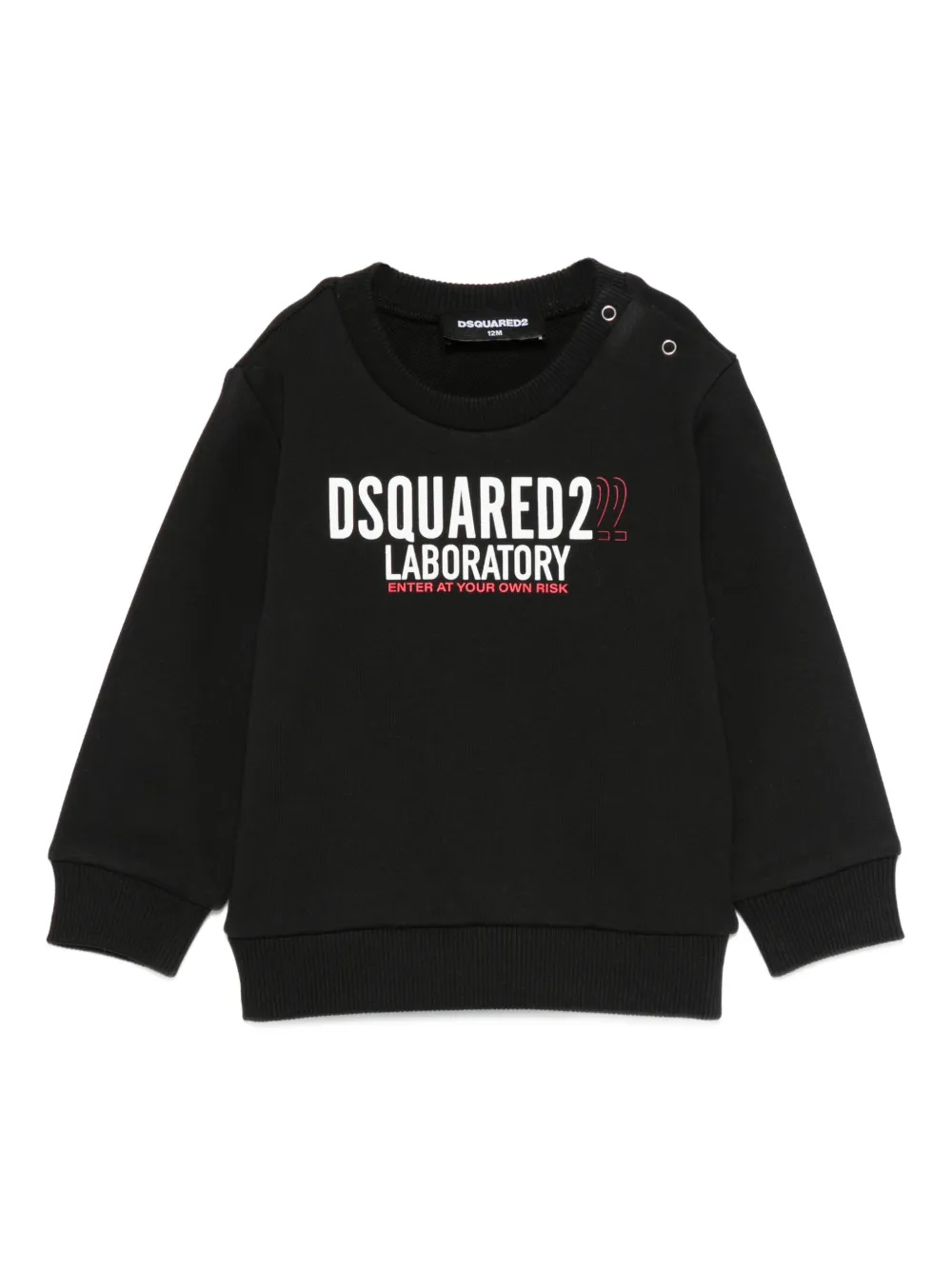 

Толстовка с логотипом DSQUARED2 KIDS, черный