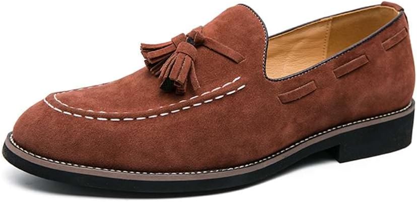 

Мужские оксфорды из натуральной кожи, удобные лоферы Mitvr, коричневый