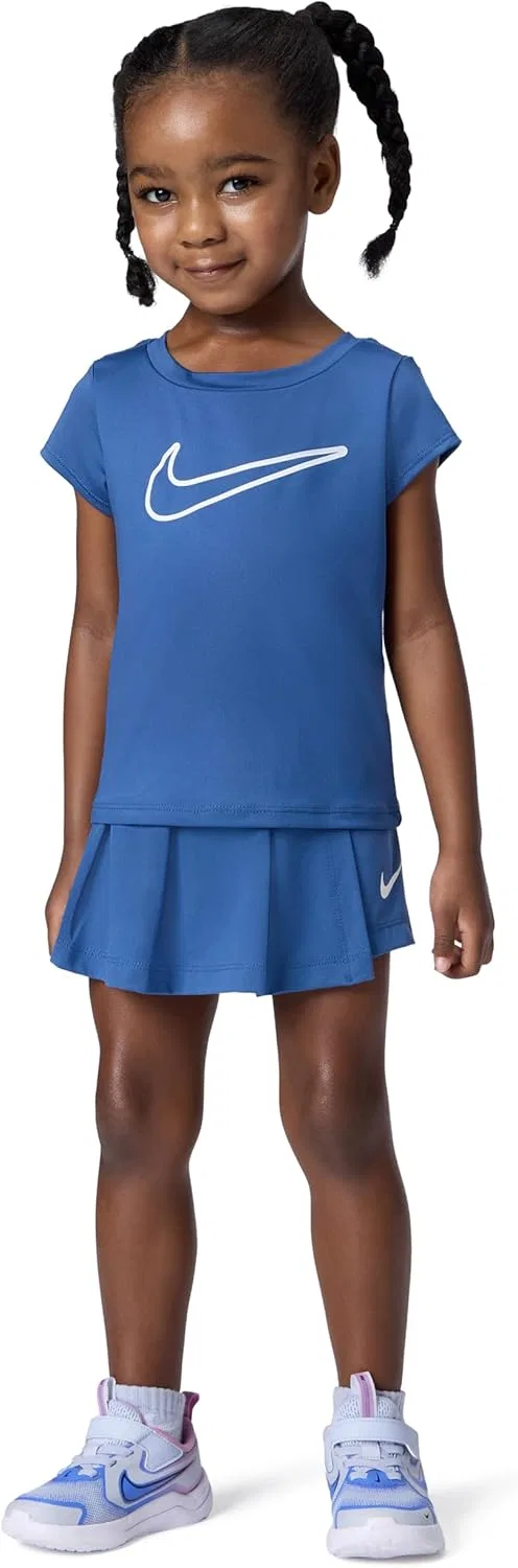 Спортивный комплект Dri-FIT из топа и шорт, Nike, Mystic Navy