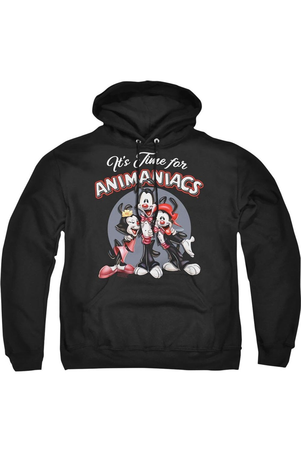 

Animaniacs It's Time For Adult Pull Over Hoodie / Толстовка с капюшоном Gildan, черный