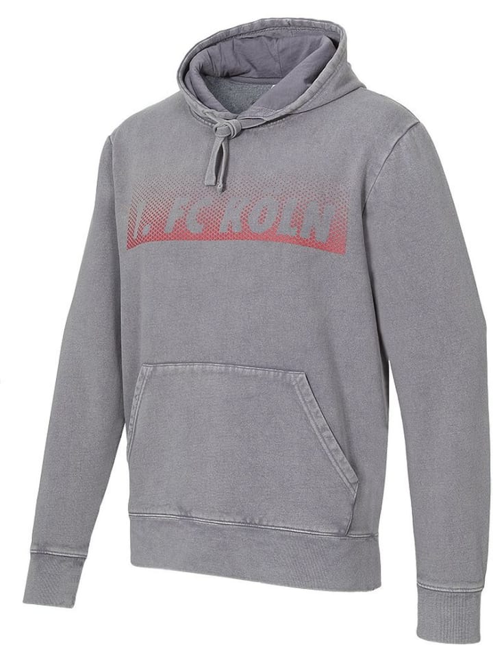

Пуловер Hoodie Hafenstraße Fußballverein 1. FC Köln, серый