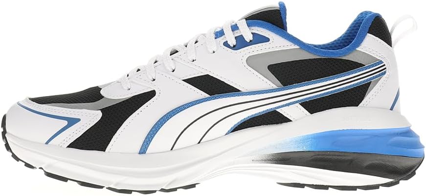 Мужские кожаные кроссовки Puma Hypnotic, белый/черный — фото 4