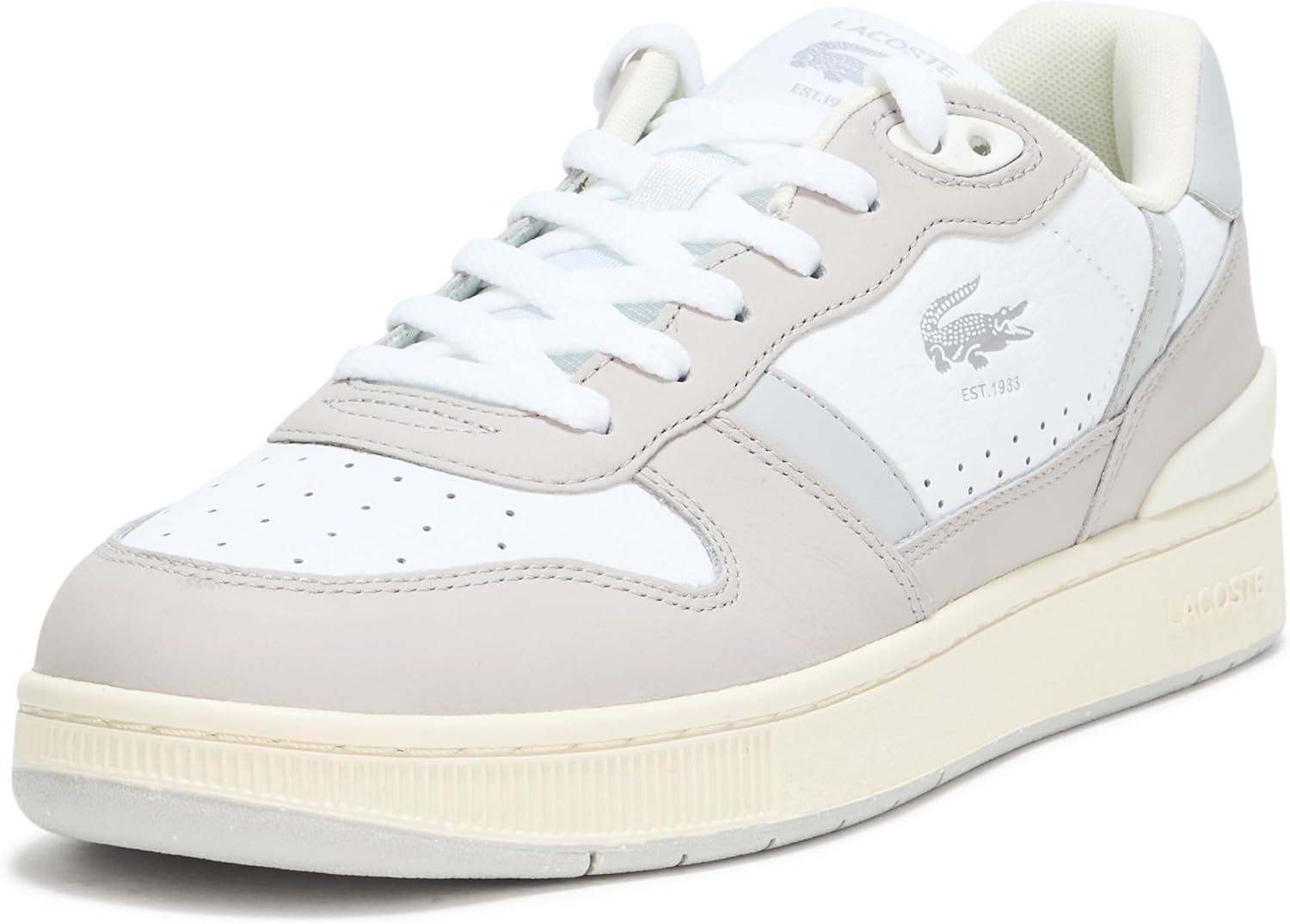 

Мужские кроссовки Lacoste T-Clip, белый/серый/светло-серый