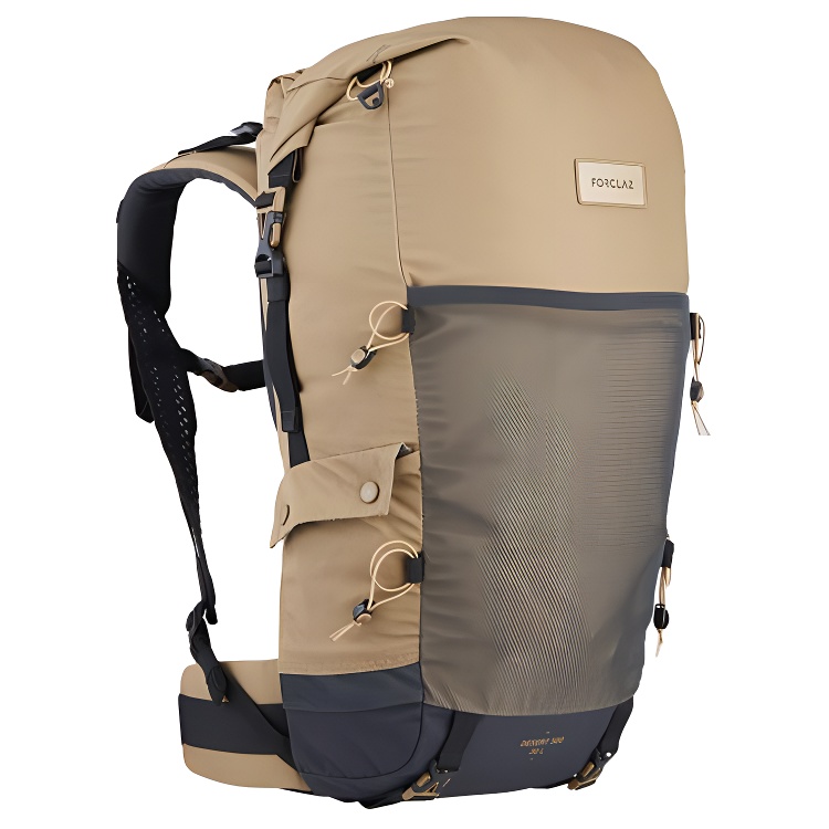 

Полиамидный туристический рюкзак для альпинизма унисекс обычный цвет хаки DECATHLON