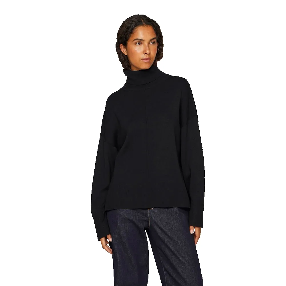 

Свитер Vila Ostria high neck, черный