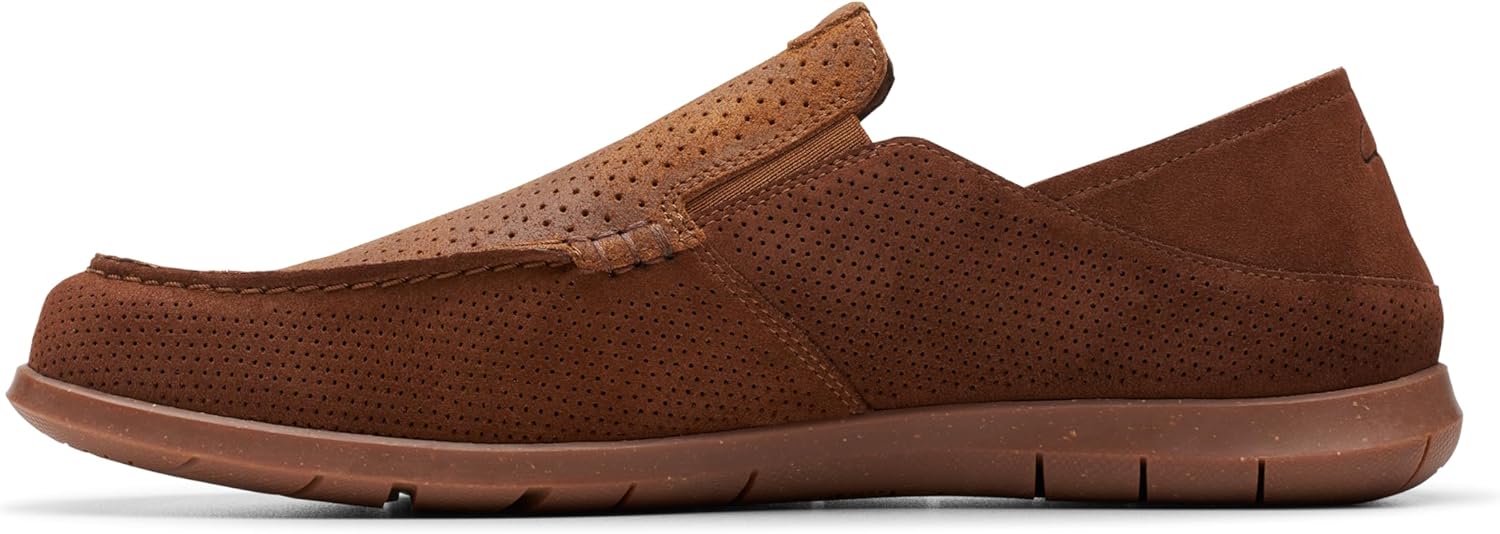 Мужские мокасины Clarks Flexway Easy, темно-коричневый — фото 3