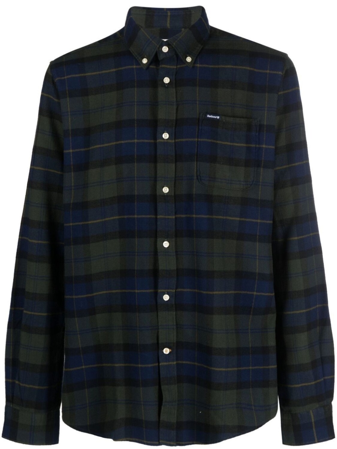 

Barbour клетчатая рубашка на пуговицах, зеленый