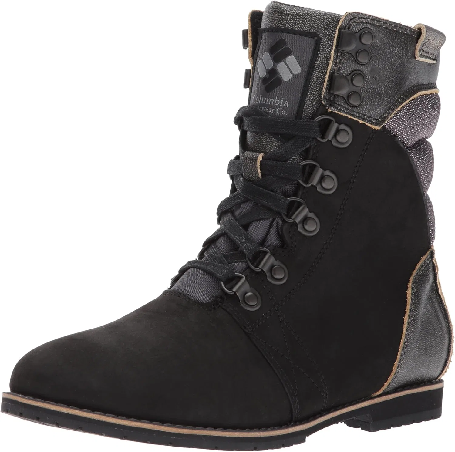 Женские зимние ботинки Columbia Twentythird Ave WP средней высоты, Black Ti Grey Steel