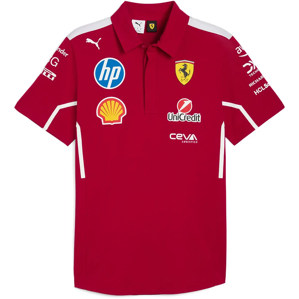 

Поло с коротким рукавом Puma SF Team, красный